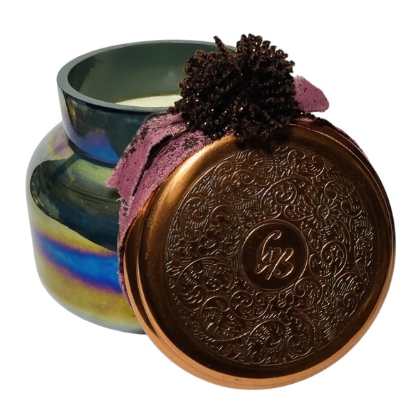 Anthropologie Capri Blue Iridescent Ombre Mercury Glass Jar Candle HTF Rare - Picture 2 of 5